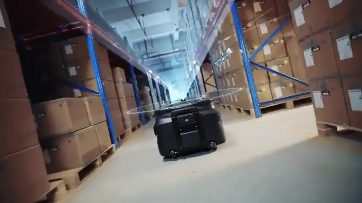 Pudu MT1 Vac — Nettoyage en entrepôt